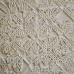 Detail of a carved stucco panel